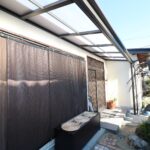 出雲市 外構工事 軒を延長して雨の日も快適に使える屋外空間